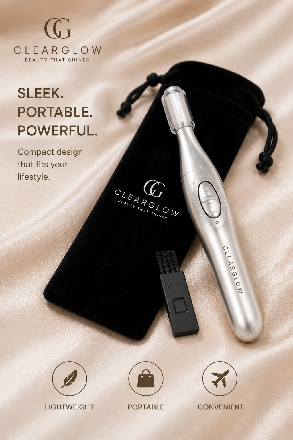 3-in-1 Trimmer for Women - Face, Body & Bikini Hair Remover